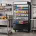 Thumbnail image #2 for Atosa AOM-40B Open-Air Refrigerated Merchandiser Cooler, 39-3/5 Inch Wide, Black