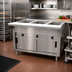 Thumbnail image #2 for Advance Tabco Electric Hot Food Table with 3 Open Wells, 47-1/8 Inch W x 30-5/8 Inch D x 34-1/8 Inch H, Enclosed Base