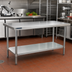 Thumbnail image #2 for Advance Tabco Galvanized Work Table Undershelf for 24 x 30 Inch Tables