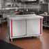 Thumbnail image #2 for Eagle Group Spec-Master Marine Counter Edge Enclosed Work Table with Hinged Doors, 48 x 30 Inches