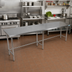 Thumbnail image #2 for BK Resources 84-Inch x 30-Inch Open Base Flat Top Stainless Steel Work Table
