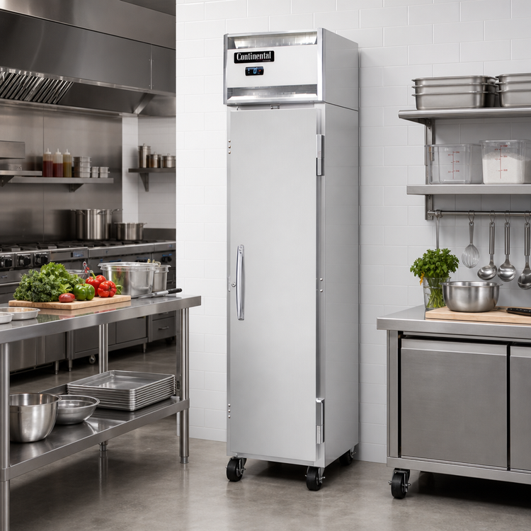 Product image #2 for Continental Refrigerator 1FSEN Slim Line One-Section Reach-In Freezer