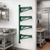 Thumbnail image #2 for Eagle Group Valu-Gard Adjustable Post Wire Wall Mount Prepackaged Mid Unit for 21-Inch Deep Shelves, 63-Inch Post, Green Epoxy Finish