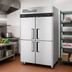 Thumbnail image #2 for Turbo Air M3 Series Two-Section Reach-In Top Mount Freezer with Half Hinged Solid Doors, 42.1 Cu. Ft.