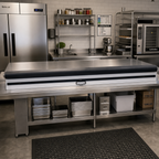 Thumbnail image #2 for Turbo Air NCT-75-B 75-Inch Black Night Cover for TOM-75SW(B)-N and TOM-75LB Merchandisers