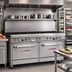 Thumbnail image #2 for Southbend Ultimate 60-Inch Gas Restaurant Range with 9 Open Burners, Standard Oven and Cabinet Base