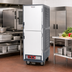 Thumbnail image #2 for Metro C5 3 Series Full-Height Mobile Heated Holding Cabinet with Gray Insulation Armour, Dutch Insulated Aluminum Doors, and Fixed Wire Slides