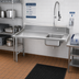 Thumbnail image #2 for Advance Tabco DTS-S30-36L Left-Hand Straight-Soil Dishtable with Pre-Rinse Sink, 35-Inch Wide, 14-Gauge 304 Stainless Steel
