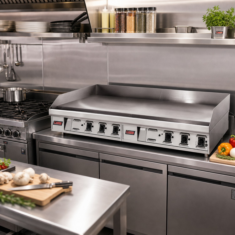 Product image #3 for Lang LG Series 60-Inch Gas Countertop Griddle with 1-Inch Steel Plate