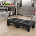 Thumbnail image #2 for Eagle Group PD3622 Polymer Dunnage Rack, 36 x 22 x 12 Inches, Black Polyethylene, 2,000 lb Capacity