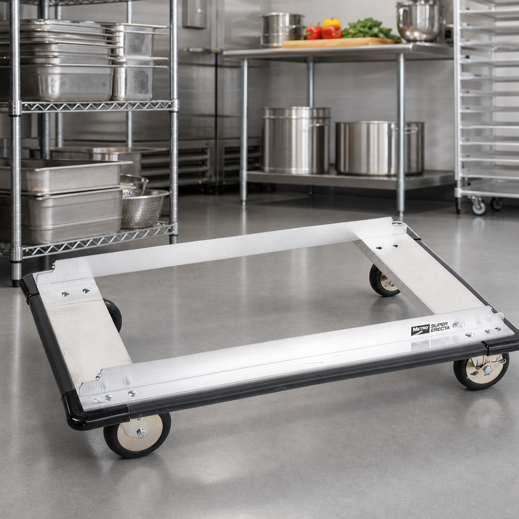 Product image #2 for Metro Super Erecta Aluminum Stock Truck Dolly, 60 x 24 Inches