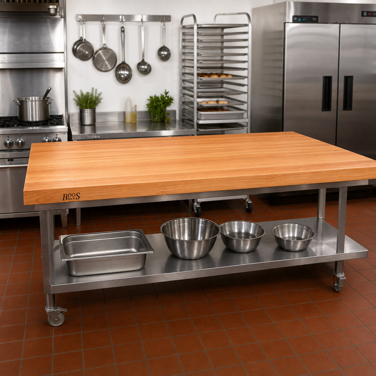 Product image #2 for Boos Block American Cherry Edge Grain Kitchen Countertop, 72 x 48 x 2-1/4 Inch, Penetrating Oil Finish