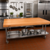Thumbnail image #2 for Boos Block American Cherry Edge Grain Kitchen Countertop, 72 x 48 x 2-1/4 Inch, Penetrating Oil Finish