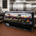 Thumbnail image #2 for Howard-McCray 40E Series Full Service Remote Refrigerated Deli Meat & Cheese Service Case, 124-1/2 Inch Wide, Straight Glass, LED