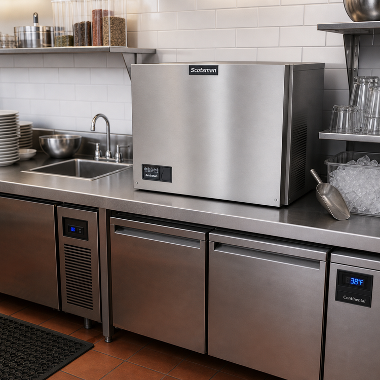 Product image #2 for Scotsman Prodigy ELITE Remote Modular Small Cube Ice Maker, 500 lb/24 Hr