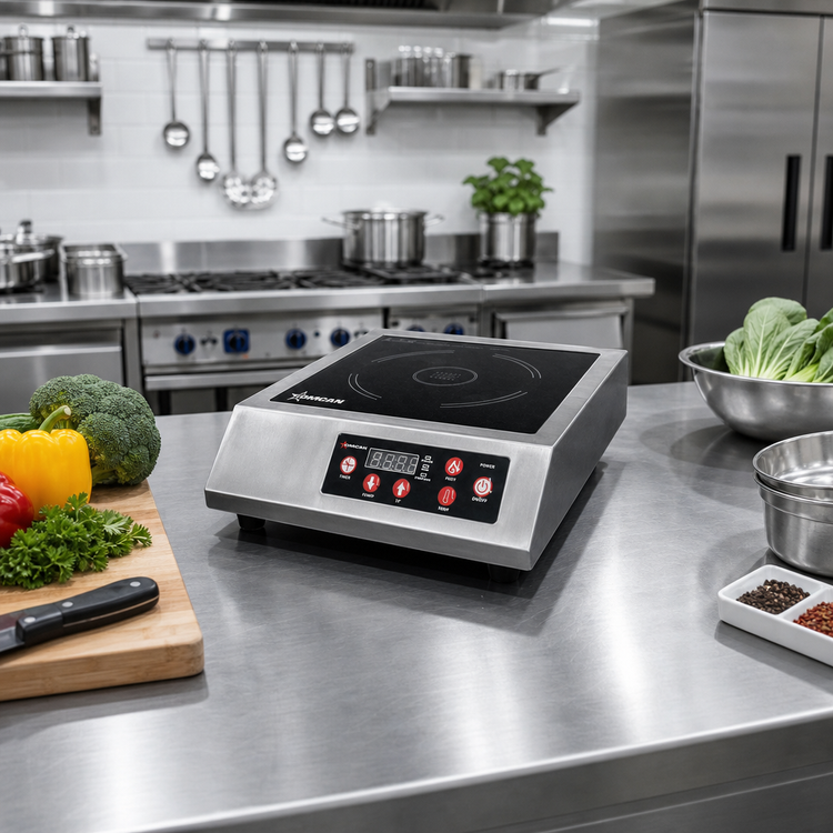 Product image #2 for Single Burner Countertop Induction Cooktop with 11 x 11-Inch Surface, 1800W, 120V