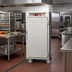 Thumbnail image #2 for Metro C5 6 Series 3/4 Height Mobile Heated Holding Cabinet with Solid Doors and Lip-Load Slides, 27-Pan Capacity