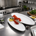 Thumbnail image #2 for Endurance 24-Inch Oval White Melamine Boat Platter