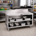 Thumbnail image #2 for La Rosa 60000 Series Open Shelf Utility Stand, 48-Inch L x 28-Inch D, 304 Stainless Steel Top