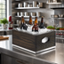 Thumbnail image #2 for Cinderwood Rectangular Oak Wood Ice Housing with Clear Polycarbonate Pan