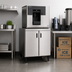 Thumbnail image #2 for Hoshizaki Opti-Serve 34-Inch Stainless Steel Equipment Stand with Locking Doors for DCM-751 Icemaker/Dispenser
