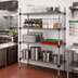 Thumbnail image #2 for Quad-Adjust 4-Tier Stationary Wire Shelving Starter Unit, 60