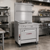 Thumbnail image #2 for Southbend Platinum Heavy Duty 36-Inch Gas Range with Two 18-Inch French Hot Tops and Cabinet Base