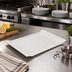Thumbnail image #2 for Ardesia Tallaro Bright White Rectangular Porcelain Narrow Rim Platter