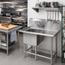 Thumbnail image #2 for John Boos Pro-Bowl 1-Compartment Commercial Sink with Right Drainboard, 54-3/16-Inch Wide