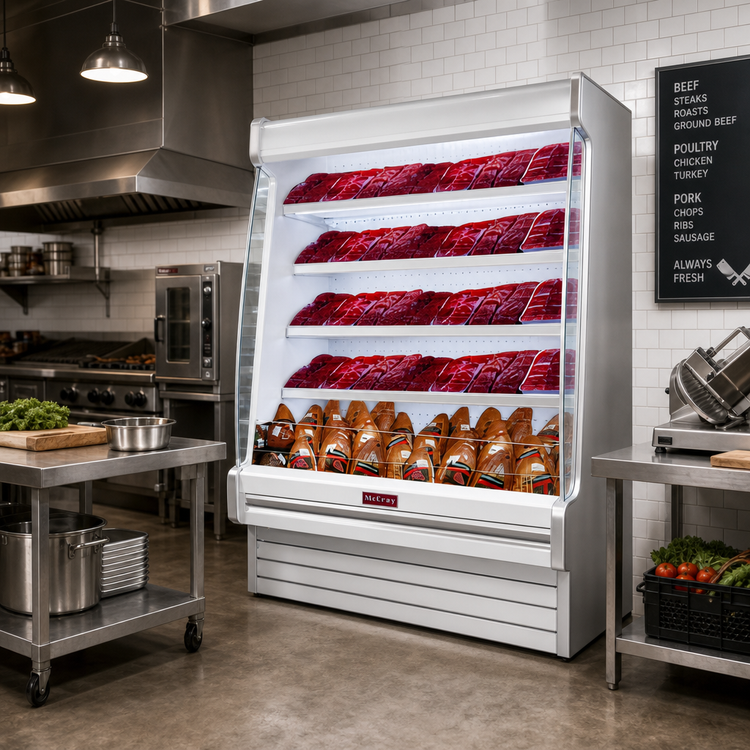 Product image #2 for Howard-McCray 35E Series 63" Self-Contained Open Merchandiser with LED Lighting