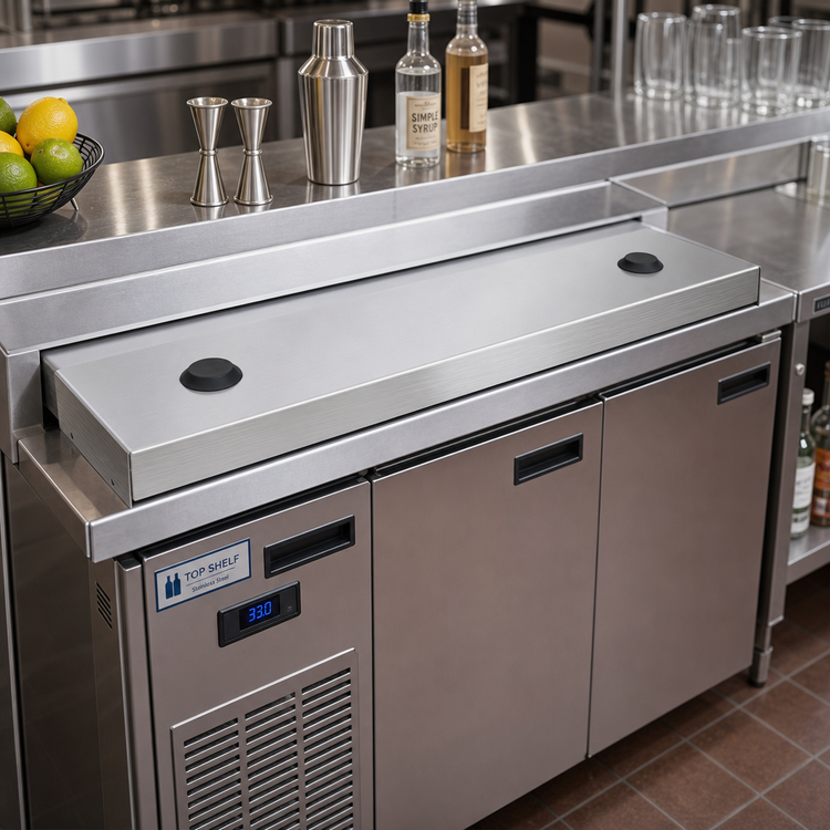 Product image #2 for Top Shelf TSS Series 54-Inch Flat Top Underbar Filler Strip Deck Assembly