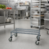 Thumbnail image #2 for Quantum Mobile Wire Dunnage Platform Rack, Gray Epoxy Antimicrobial Finish, 30 x 24 x 12 Inches