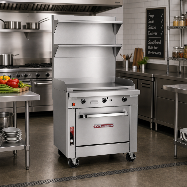 Product image #2 for Southbend Platinum 32-Inch Heavy Duty Gas Griddle Range with Standard Oven