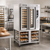 Thumbnail image #2 for Blodgett XR8-E/STAND Electric Mini Rotating Rack Bakery Oven with Stainless Steel Stand