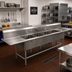 Thumbnail image #2 for John Boos Pro-Bowl 4-Compartment Stainless Steel Sink with Left and Right Drainboards
