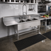 Thumbnail image #2 for John Boos Pro-Bowl 4-Compartment Stainless Steel Sink with Left and Right Drainboards