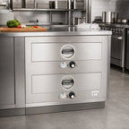 Thumbnail image #2 for Toastmaster (Middleby) 3B20AT09 Built-In Dual-Drawer Food Warming Unit with Thermostatic Controls, Stainless Steel
