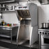 Thumbnail image #2 for Wells WVU-26 Universal Ventless Hood with 26-Inch Cooking Zone, 3-Stage Filtration, LED Lights, and Stainless Steel Stand