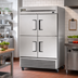 Thumbnail image #2 for True T-49-4-HC Two-Section Reach-In Refrigerator with 4 Half Doors