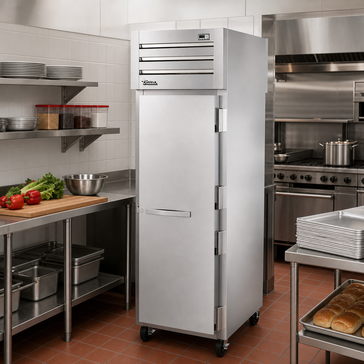 Product image #2 for True SPEC SERIES Pass-Thru Heated Holding Cabinet, 1-Section, Solid Front and Rear Swing Doors, Stainless Steel