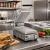 Thumbnail image #2 for Pro-Max 2.0 7.5-Inch x 14.2-Inch Smooth Cast Iron Sandwich Grill, 120V
