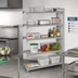 Thumbnail image #3 for Cambro Camshelving Premium 18 in. W x 54 in. L x 64 in. H 5-Shelf Vented Stationary Add-On Polymer Shelving Unit