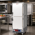 Thumbnail image #2 for Metro C5 3 Series Full Height Mobile Heated Holding and Proofing Cabinet with Gray Insulation Armour, Dutch Solid Doors, and Universal Wire Slides