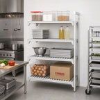 Thumbnail image #3 for Cambro Camshelving® Premium CPA214872V4480 Polymer Shelving Add-On Unit, 4-Shelf Vented, 21 x 48 x 72 in., 2,000-lb. Capacity