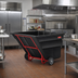 Thumbnail image #2 for Rubbermaid Commercial Products 1-1/2 Cubic Yard Black Mobile Open-Top Tilt Truck Trash Cart