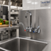 Thumbnail image #3 for Advance Tabco K-316 4-Inch O.C. Lead-Free Splash-Mounted Faucet with 3-1/2-Inch Gooseneck Spout and Wrist Handles