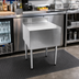 Thumbnail image #2 for CHOICE 24-Inch Stainless Steel Underbar Filler Board with Flat Top and 4-Inch Backsplash
