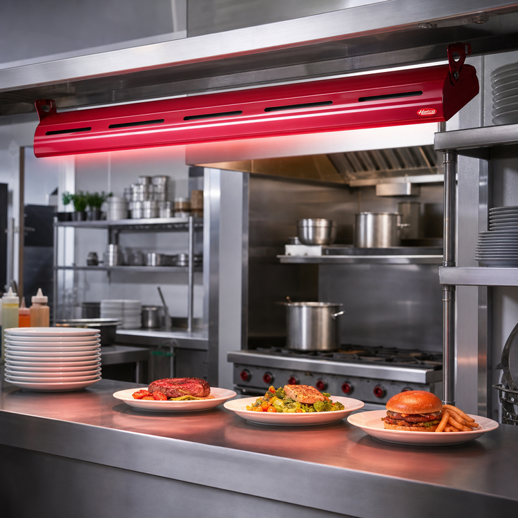 Product image #2 for Hatco Glo-Ray 48-Inch Curved Infrared Strip Heater, 800 Watt, Aluminum Housing