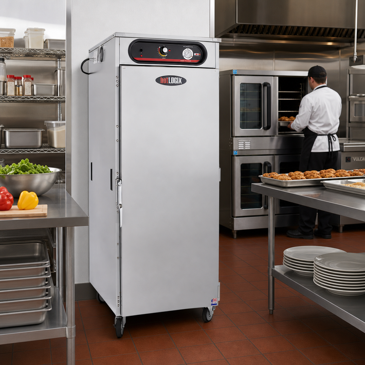 Product image #3 for hotLOGIX HL5-18 Full-Height Heated Holding Cabinet, 36 12x20 or 18x26 Pan Capacity, Solid Door