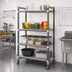 Thumbnail image #2 for Camshelving Elements XTRA High Density Top Rail Mobile Starter Unit, 21-Inch Deep x 48-Inch Long x 80-Inch High, 4-Tier, 3 Vented + 1 Solid
